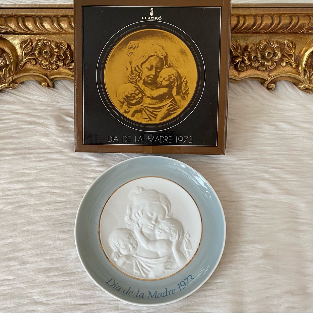 LLADRO Mothers Day Dia de La Madre 1973 Vintage Plate - Picture 2 of 10